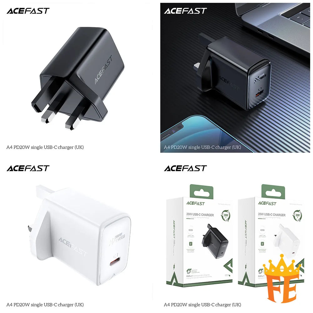 ACEFAST PD20W Single USB-C Charger A4