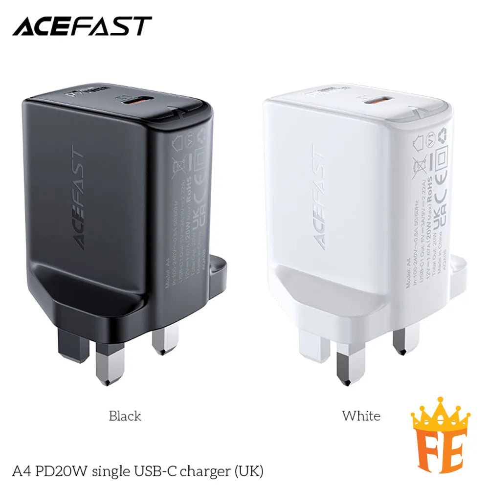 ACEFAST PD20W Single USB-C Charger A4