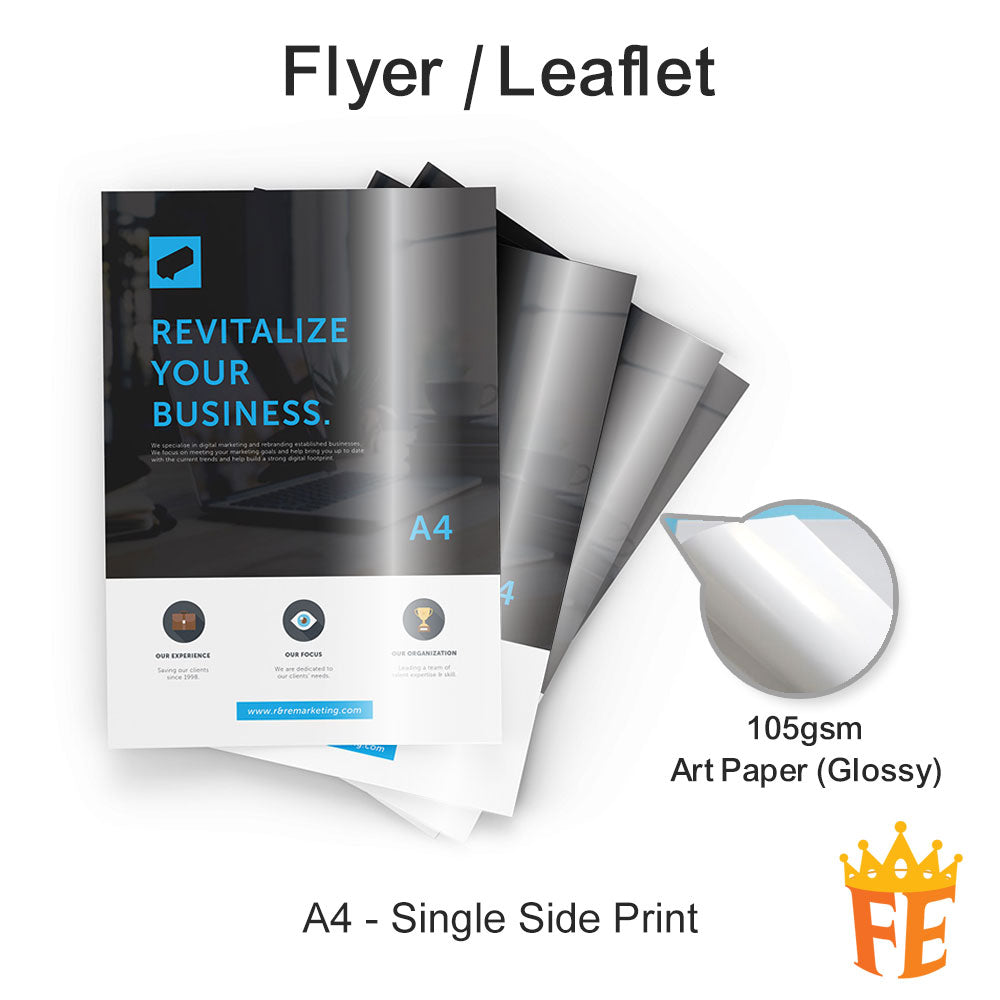 Offset Printing Flyers / Letterhead / Loose Sheets A5 / A4 / A3 All Weights