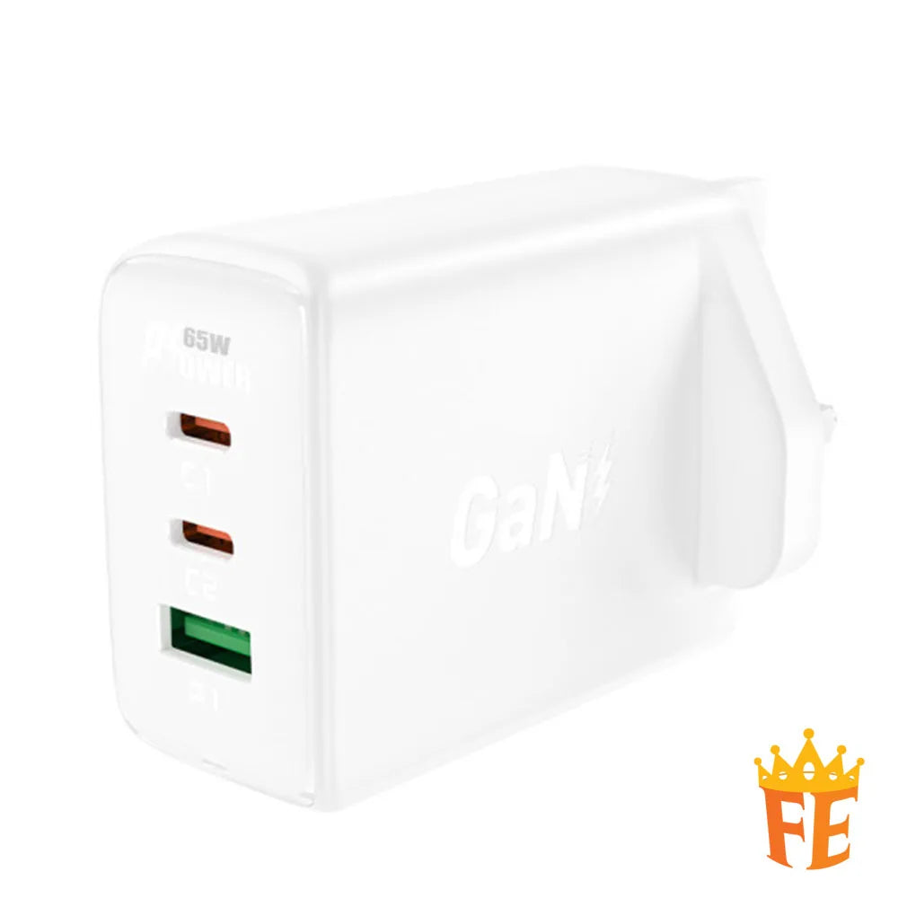 ACEFAST PD65W GaN (2 X USB-C+USB-A) Charger A44