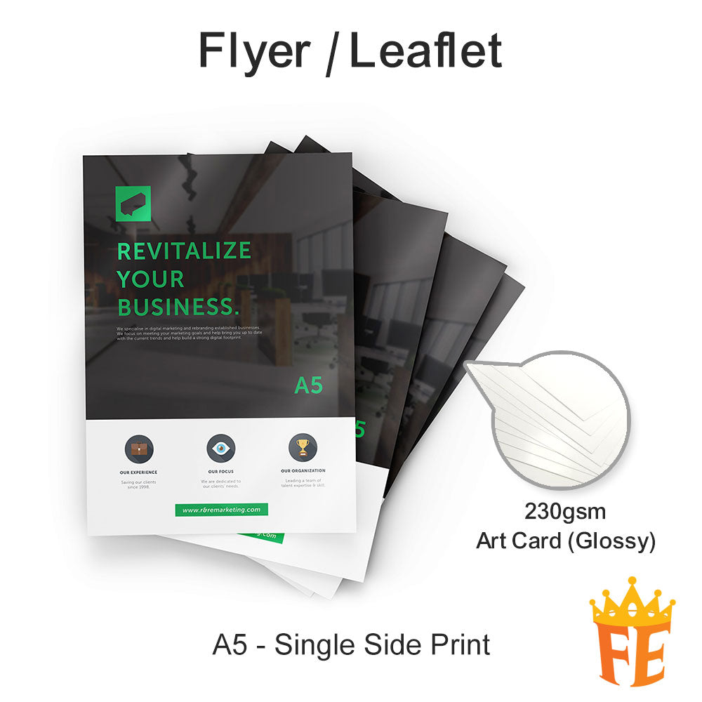 Offset Printing Flyers / Letterhead / Loose Sheets A5 / A4 / A3 All Weights