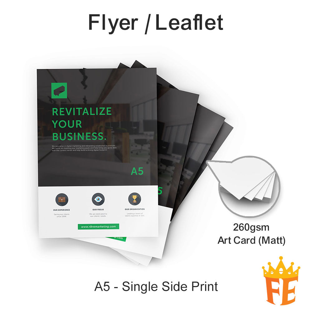 Offset Printing Flyers / Letterhead / Loose Sheets A5 / A4 / A3 All Weights