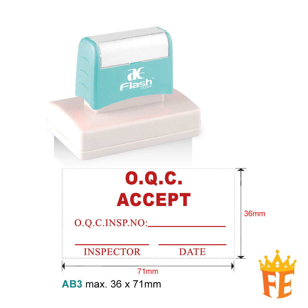 AE Flash Self Inking Stamp All Size