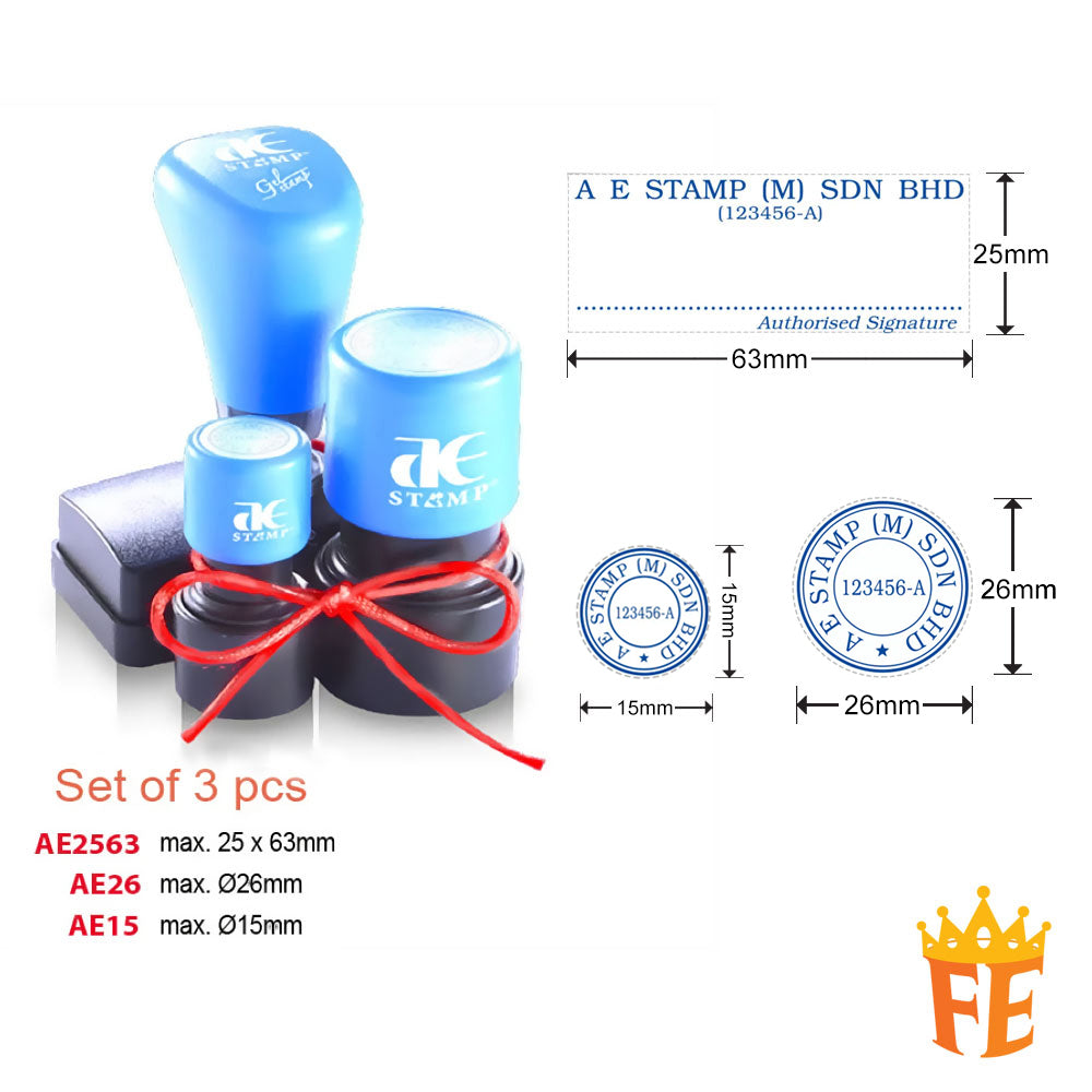 AE Self Inking Gel Stamp All Size