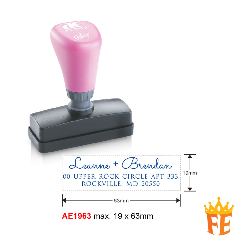 AE Self Inking Gel Stamp All Size