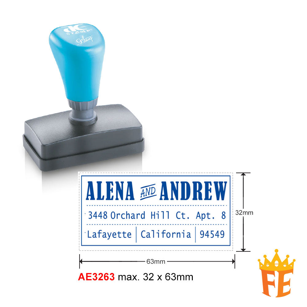 AE Self Inking Gel Stamp All Size