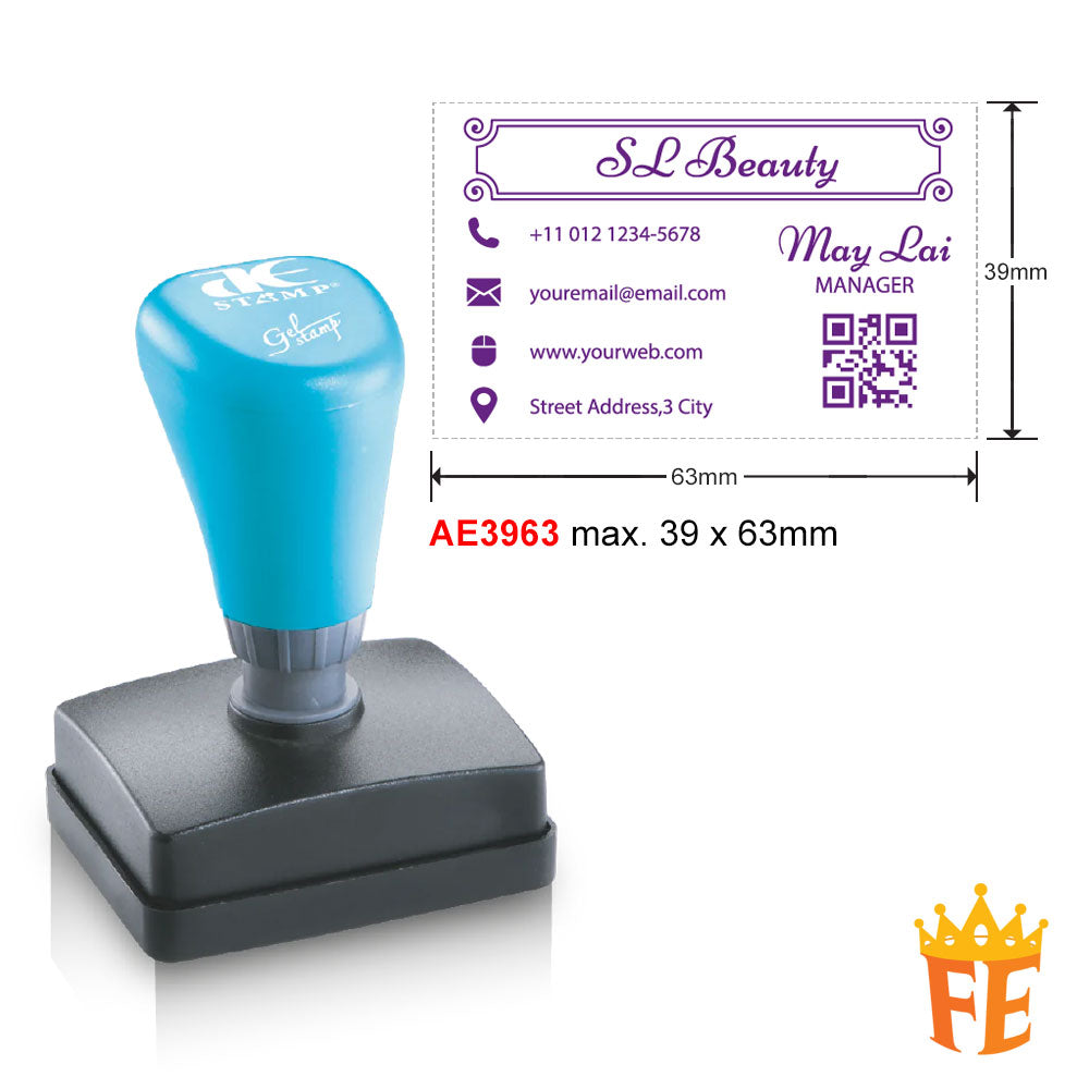 AE Self Inking Gel Stamp All Size