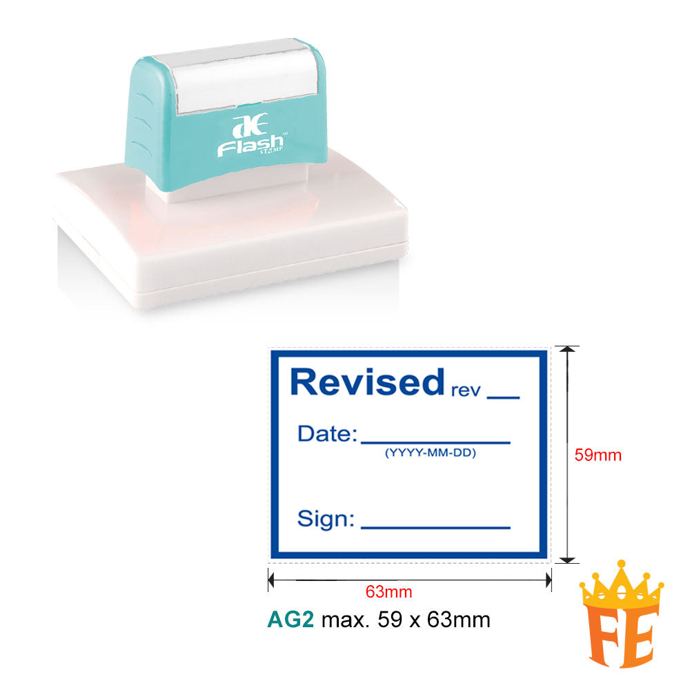 AE Flash Self Inking Stamp All Size