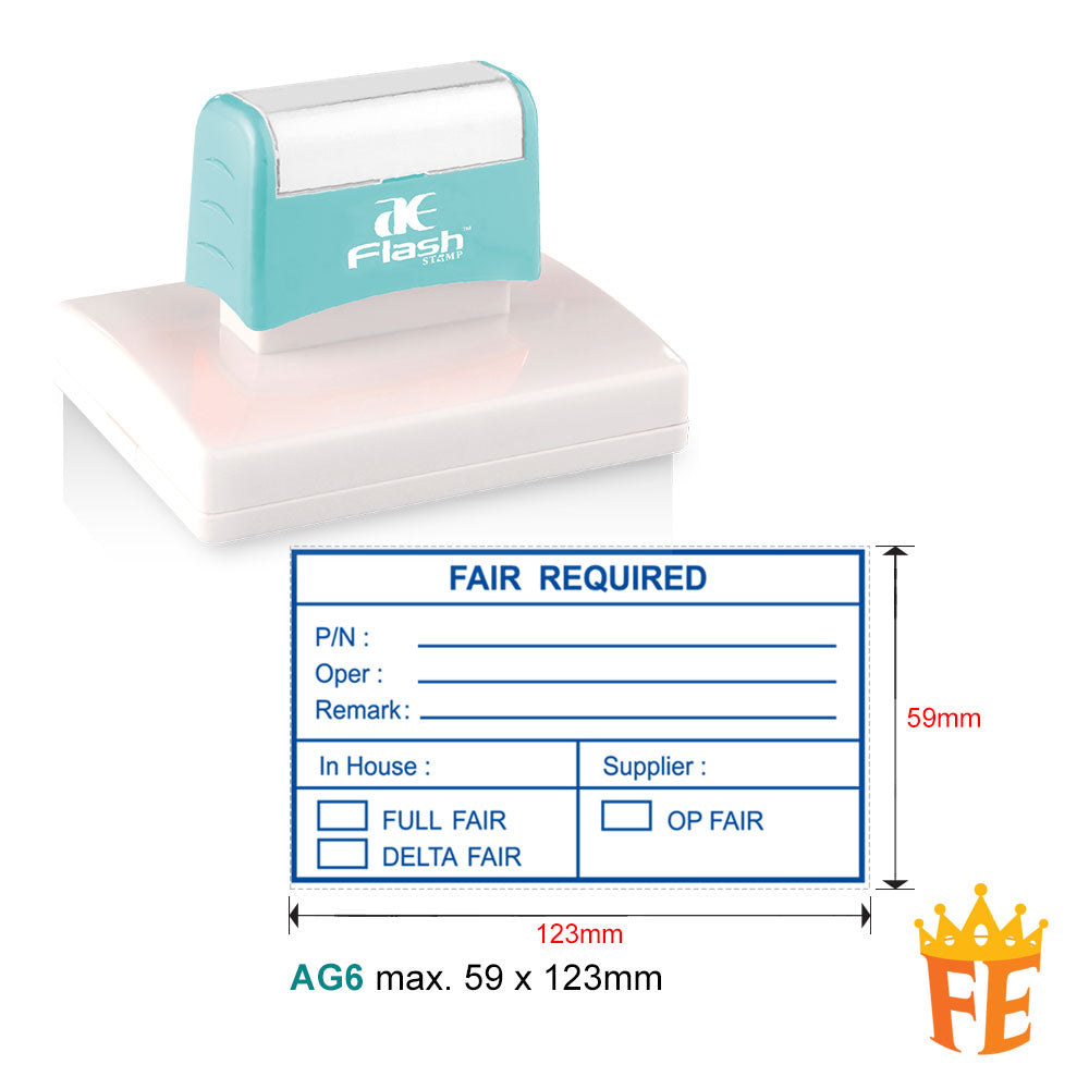 AE Flash Self Inking Stamp All Size