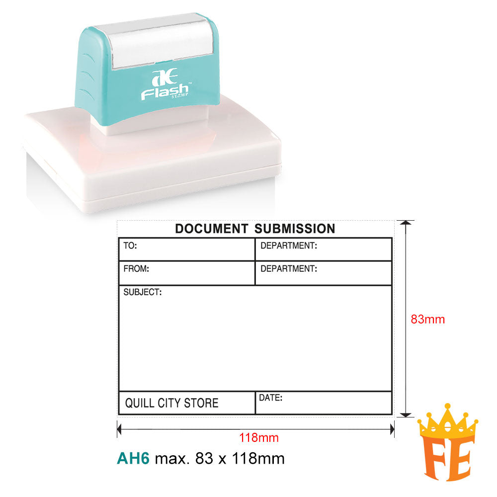 AE Flash Self Inking Stamp All Size