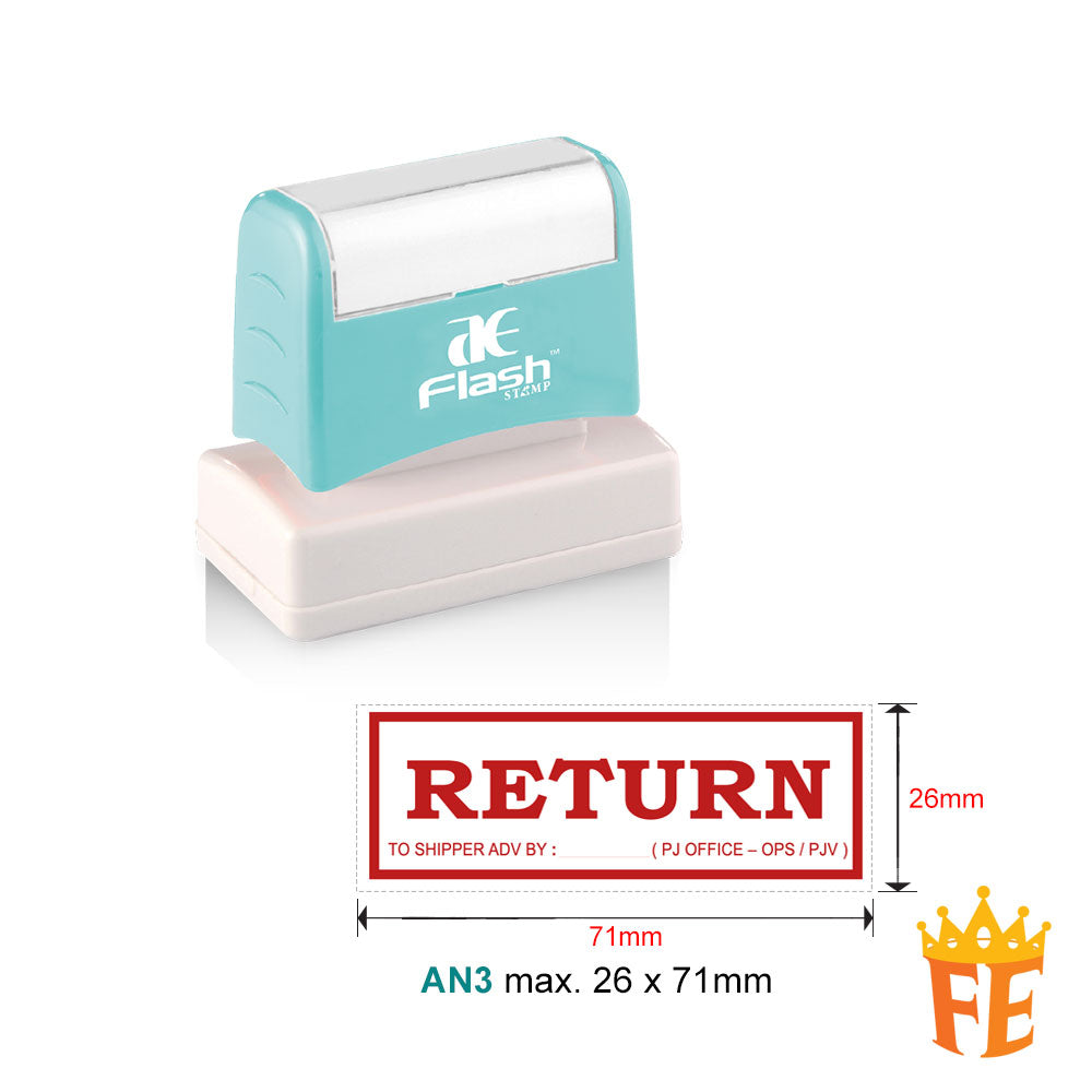 AE Flash Self Inking Stamp All Size