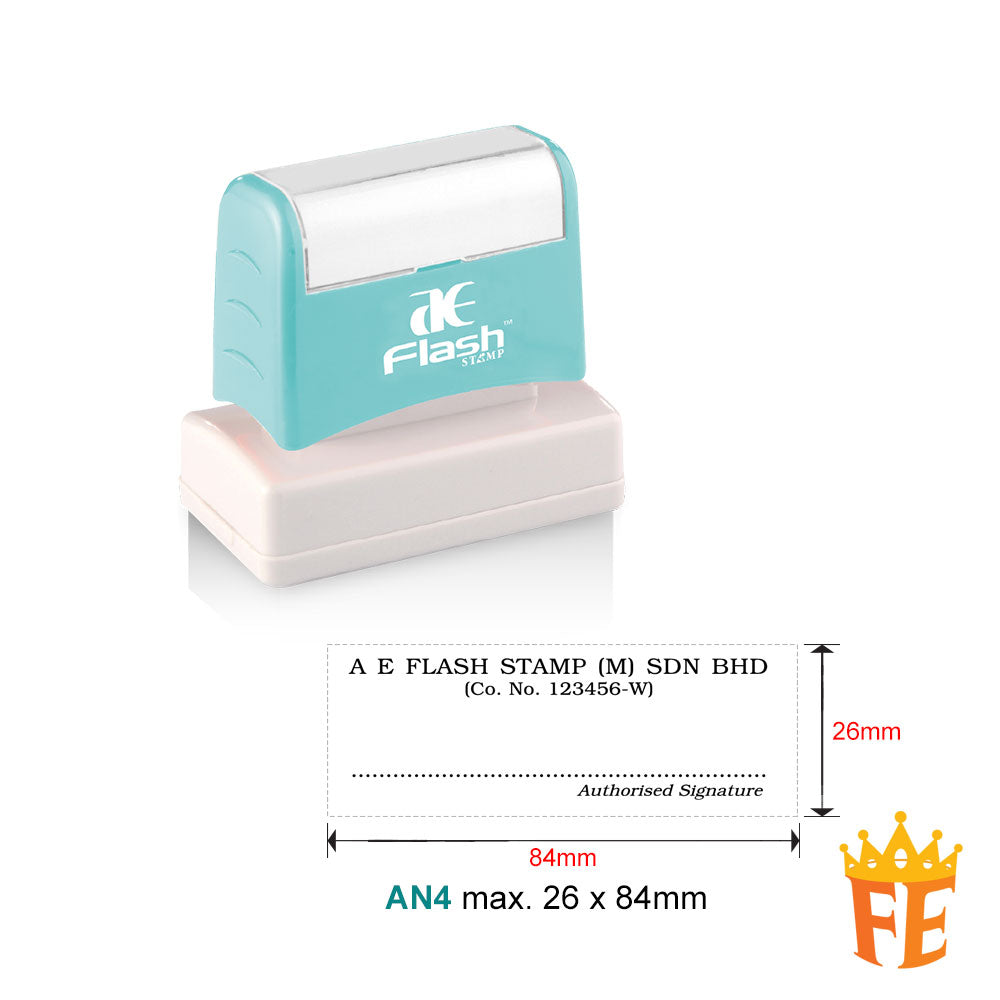 AE Flash Self Inking Stamp All Size