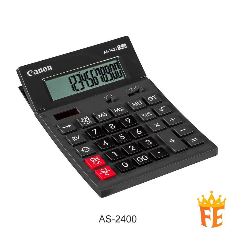 Canon Calculator Desktop 14 Digits AS-2400