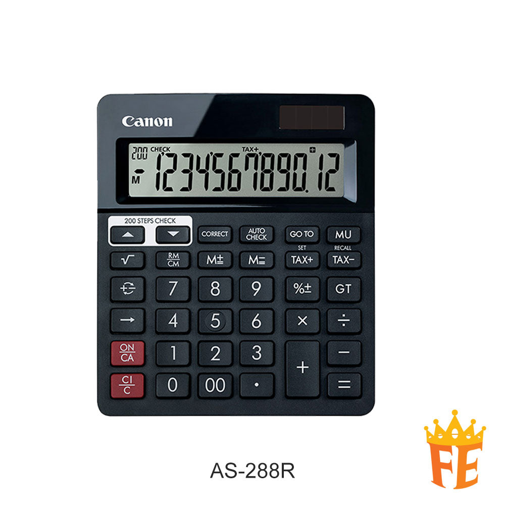 Canon Calculator Desktop 12 Digits AS-288R