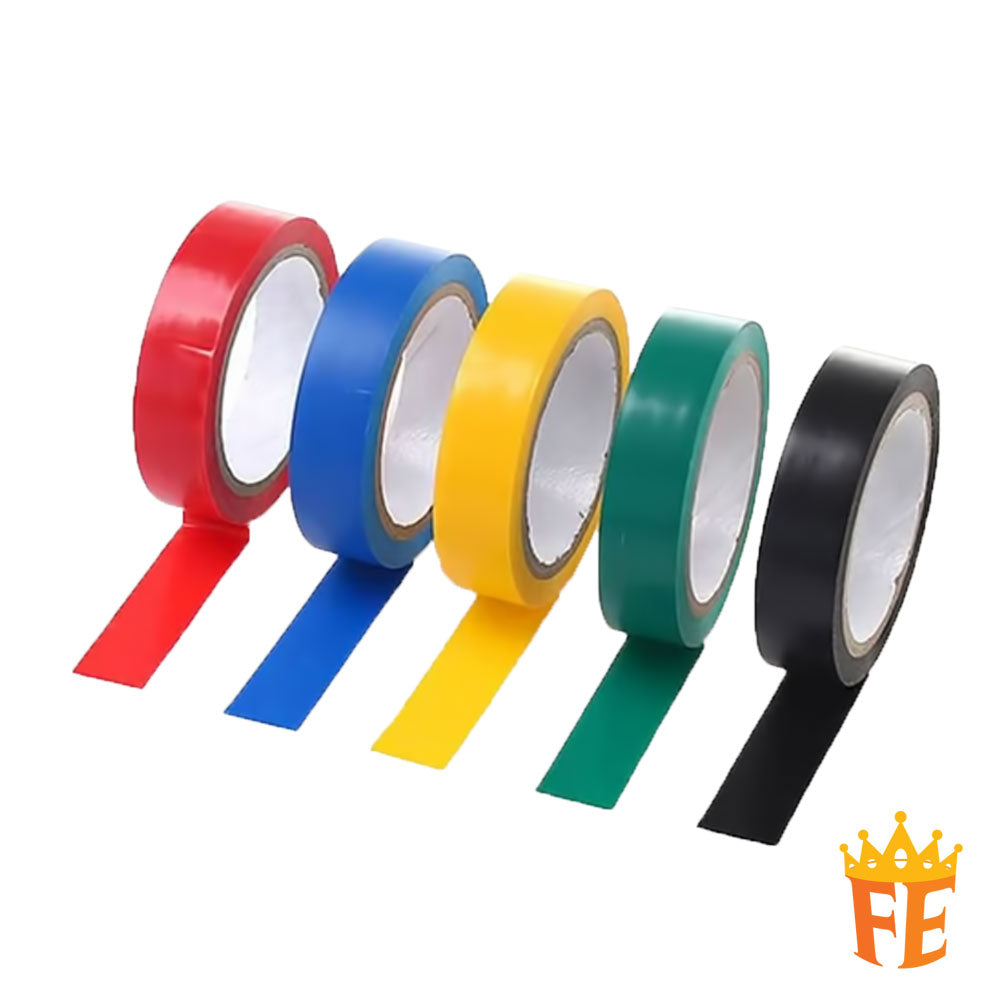 Apollo PVC Insulation Tape (Wire Tape) (6.4meter) 1 Tube Of 10 Rolls All Colour