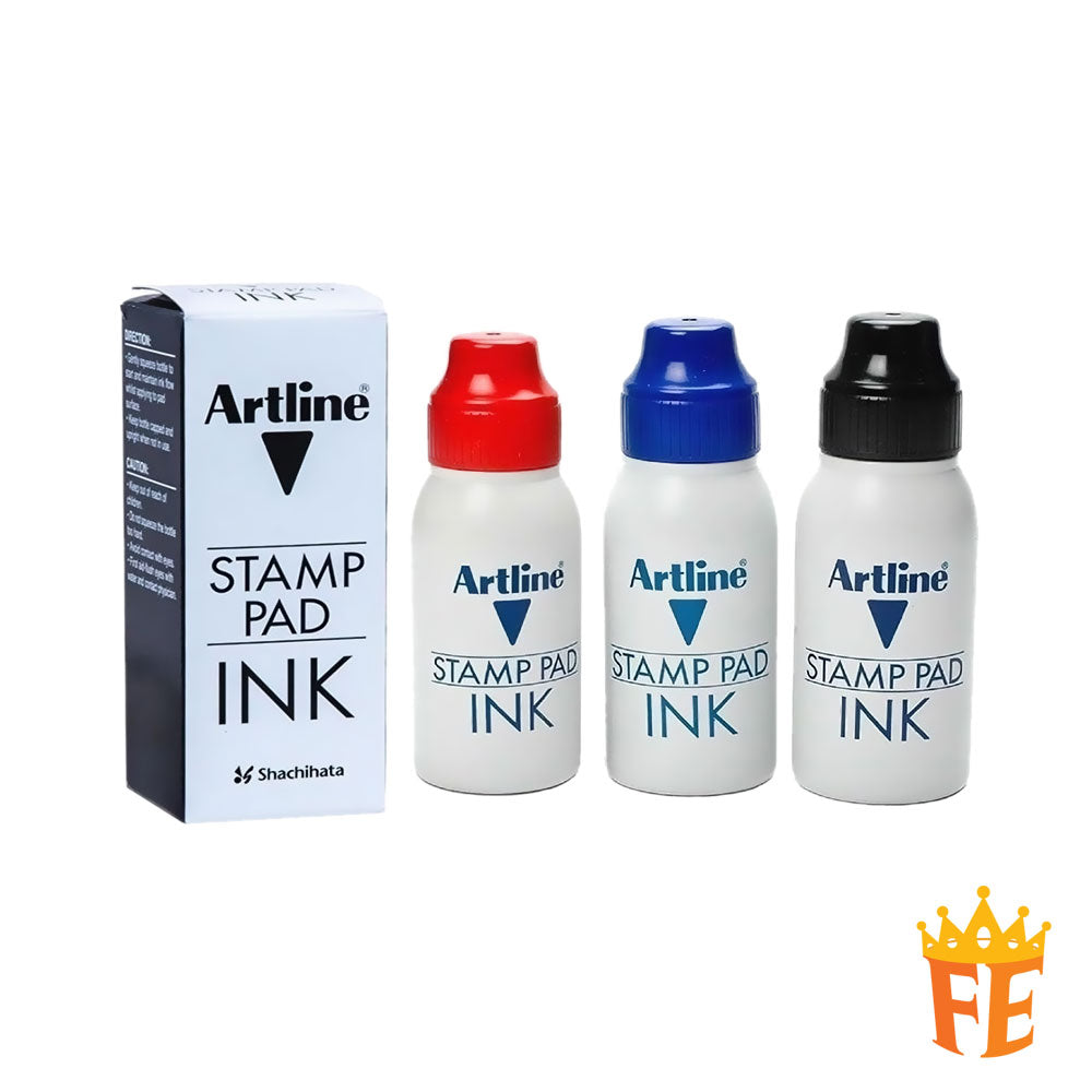 Artline Stamp Pad Ink Refill All Colour