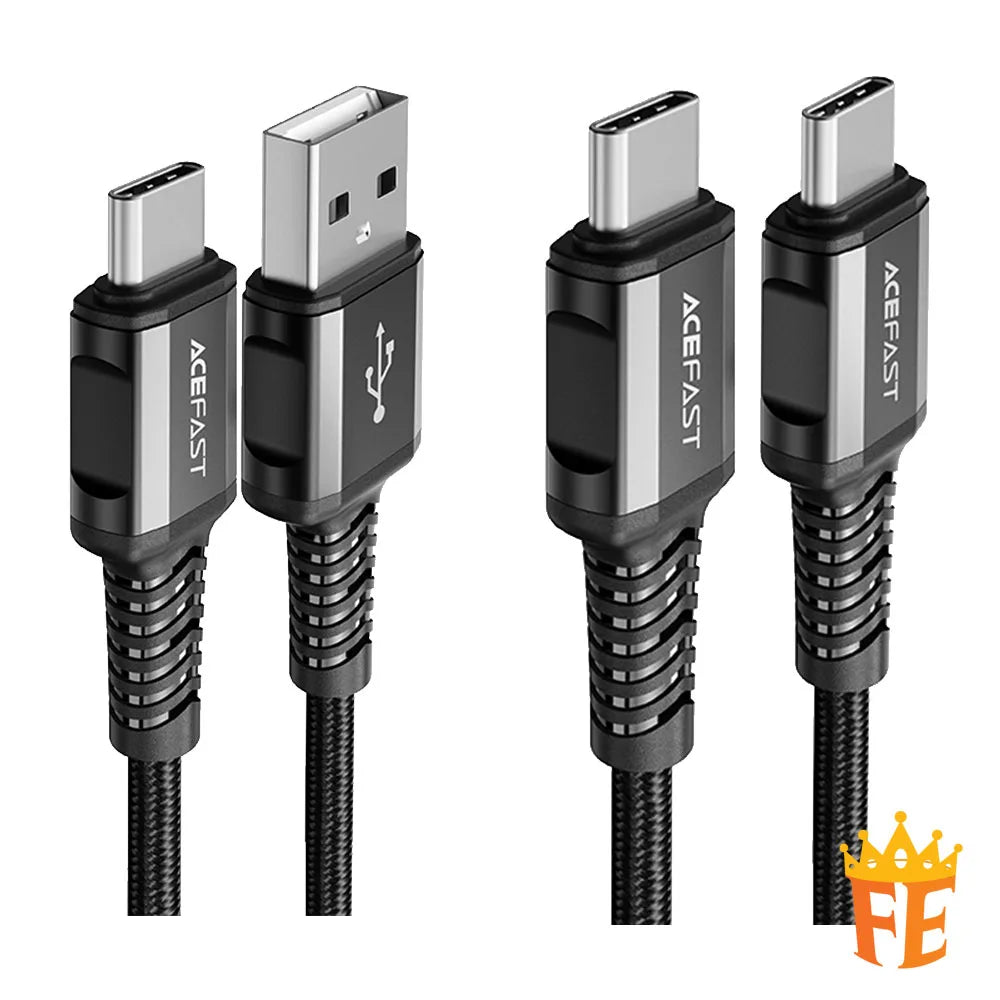 ACEFAST 60W USB-C to USB-C Aluminum Alloy Charging Data Cable 1.2M C1