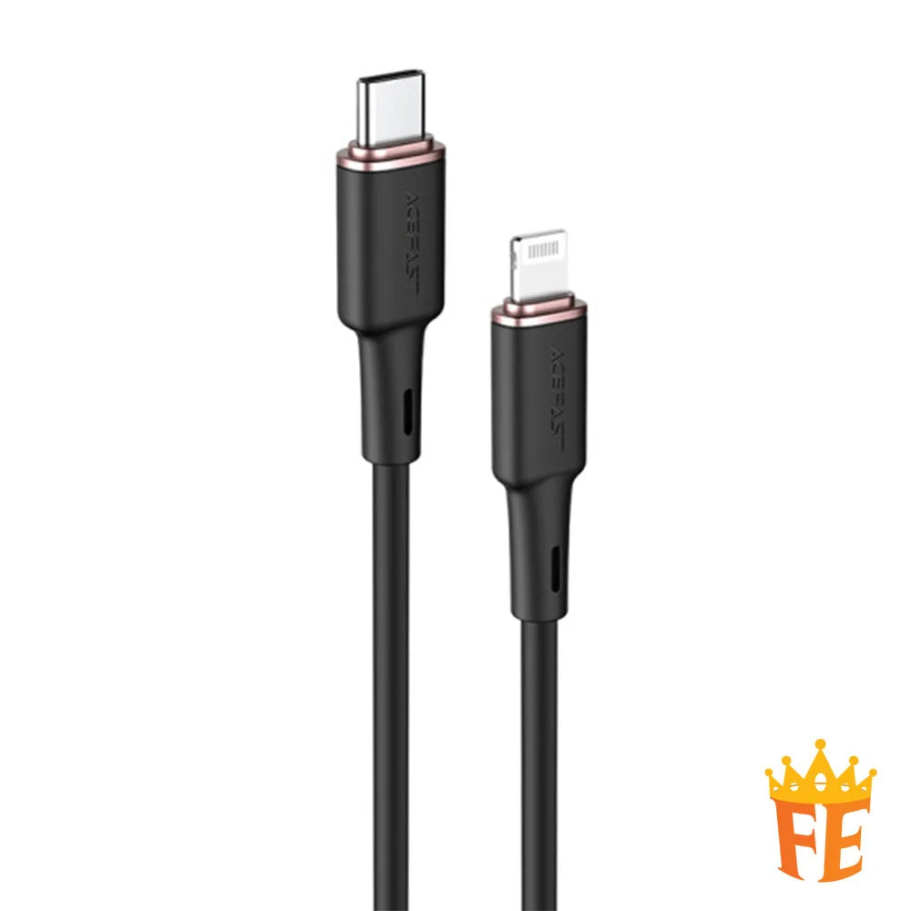 ACEFAST PD20W USB-C to Lightning Zinc Alloy Silicone Charging Data Cable 1.2M C2-01