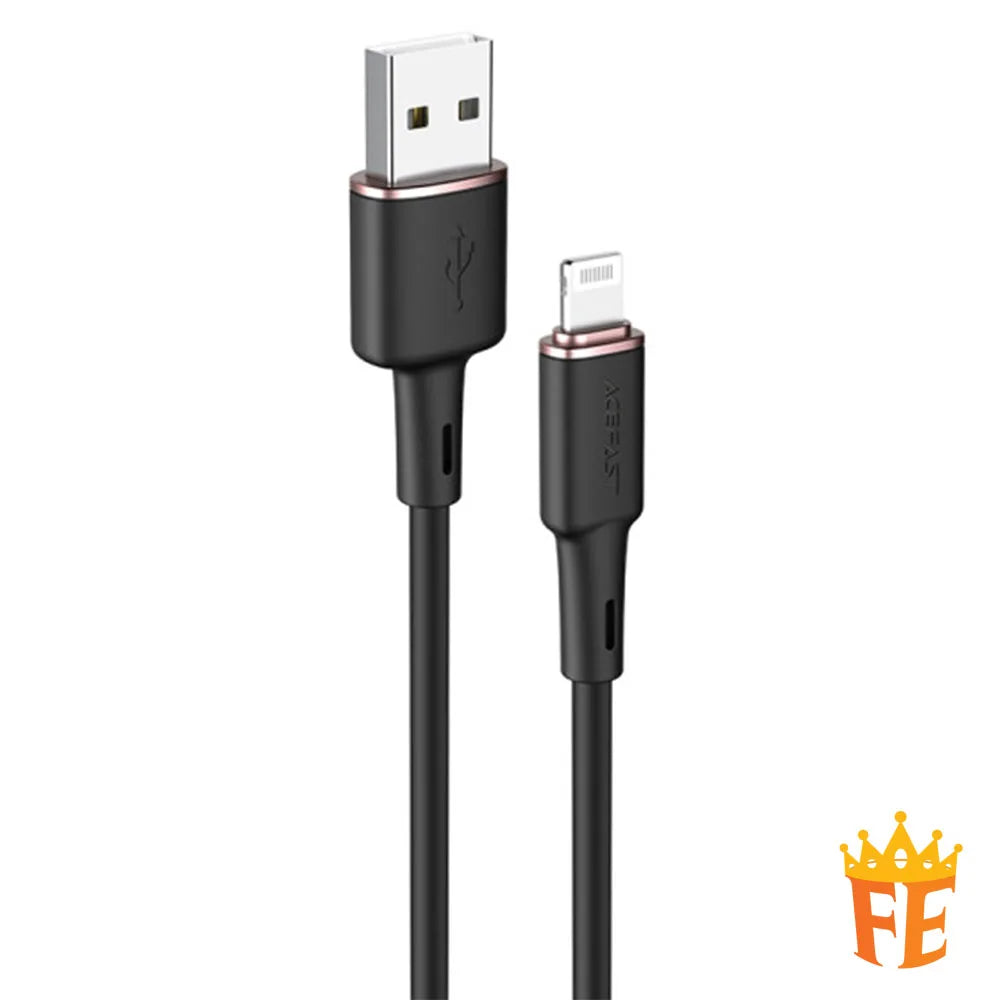 ACEFAST PD20W USB-C to Lightning Zinc Alloy Silicone Charging Data Cable 1.2M C2-01
