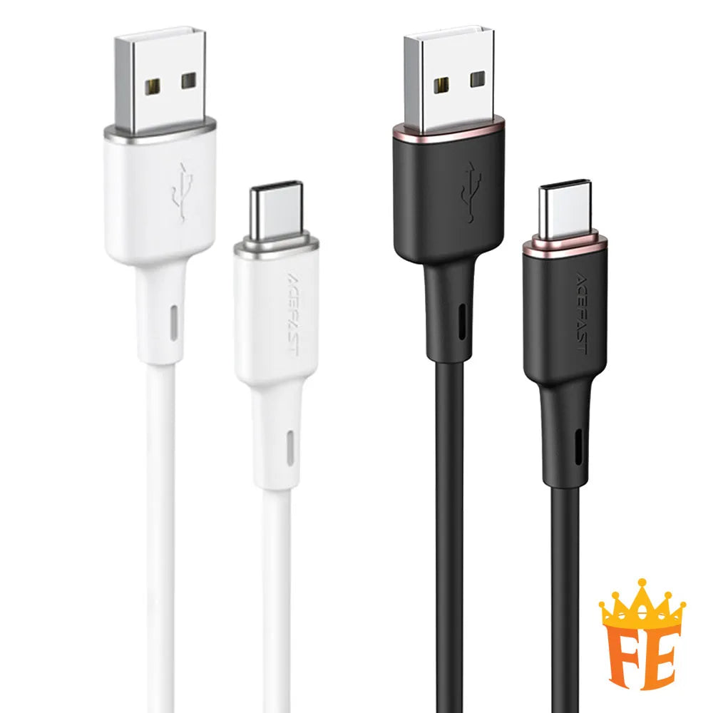 ACEFAST USB-A to USB-C Zinc Alloy Silicone Charging Data Cable 1.2M C2-04