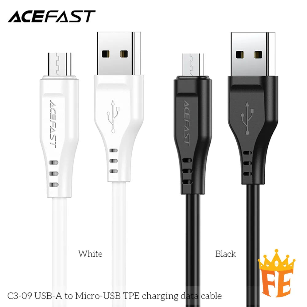 ACEFAST USB-A to Micro-USB Type Charging Data Cable 1.2M C3-09