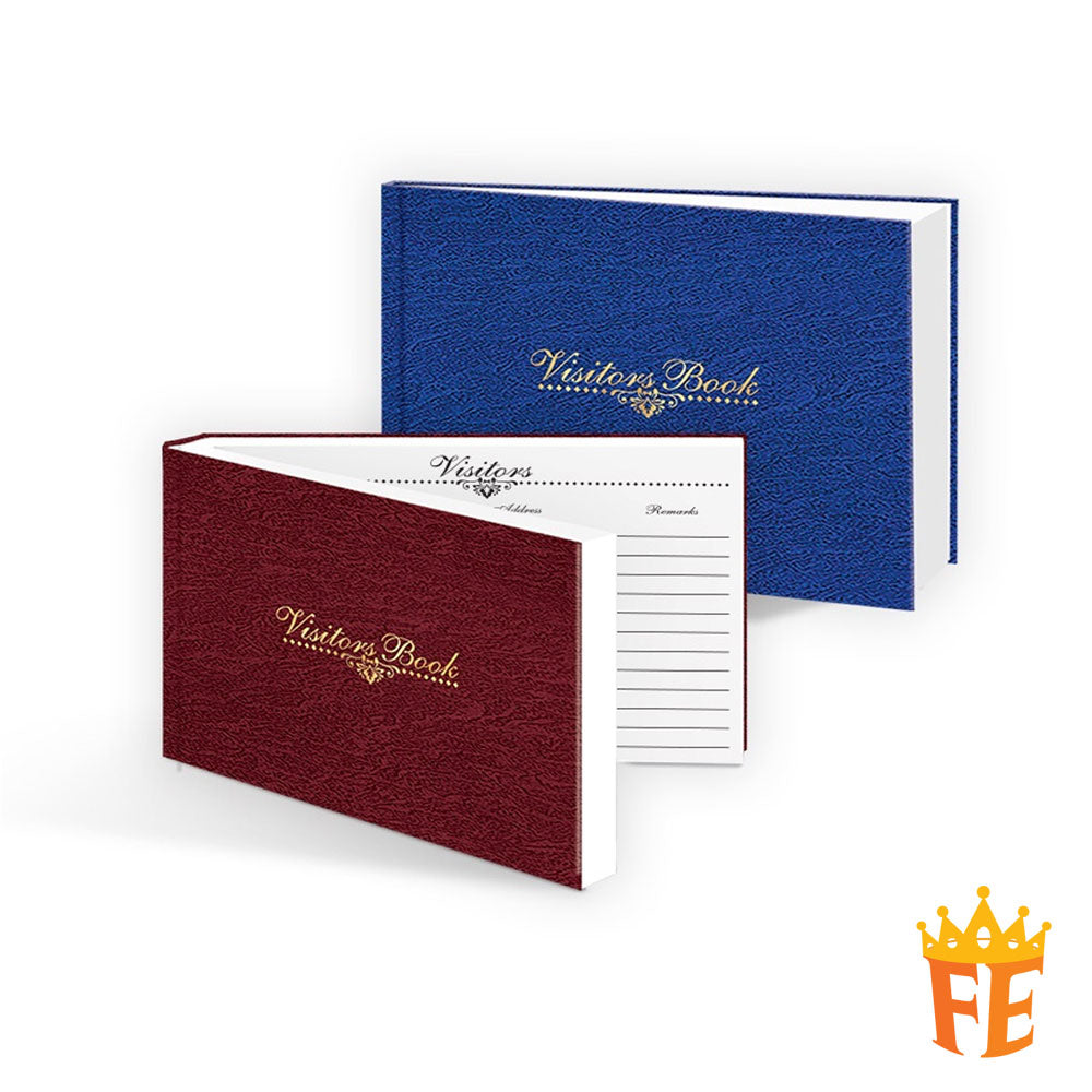 Campap Hard Cover Visitors Book 120gsm 191mm X 257mm 128 Pages