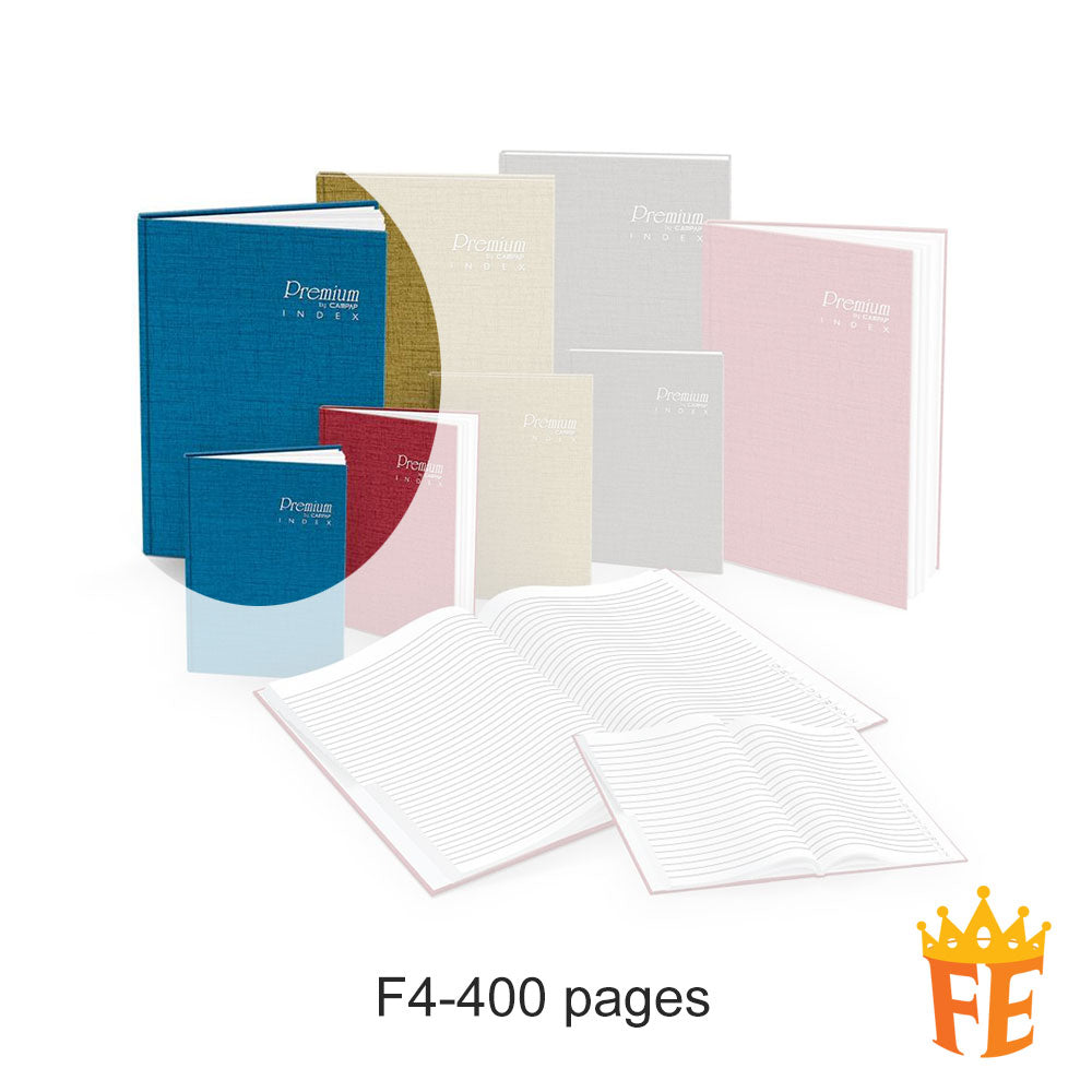 Campap Hard Cover Book 60gsm A6 / F5 / F4 / A4 - 120 / 200 / 300 / 400 Pages