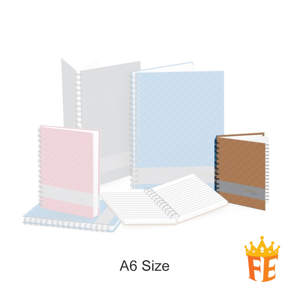 Campap Wire-O Hard Cover Note Book 70gsm 100 Sheets A6 / A5 / A4