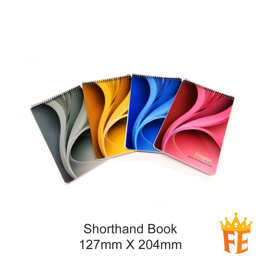 Campap Spiral Bound Note Book 60gsm 50 Sheets Shorthand / A7 / A6 / A5 / A4
