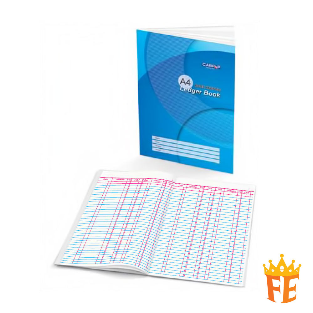 Campap Card Cover Book Keeping 60gsm 52 Pages A4 Ledger / Journal / Cash