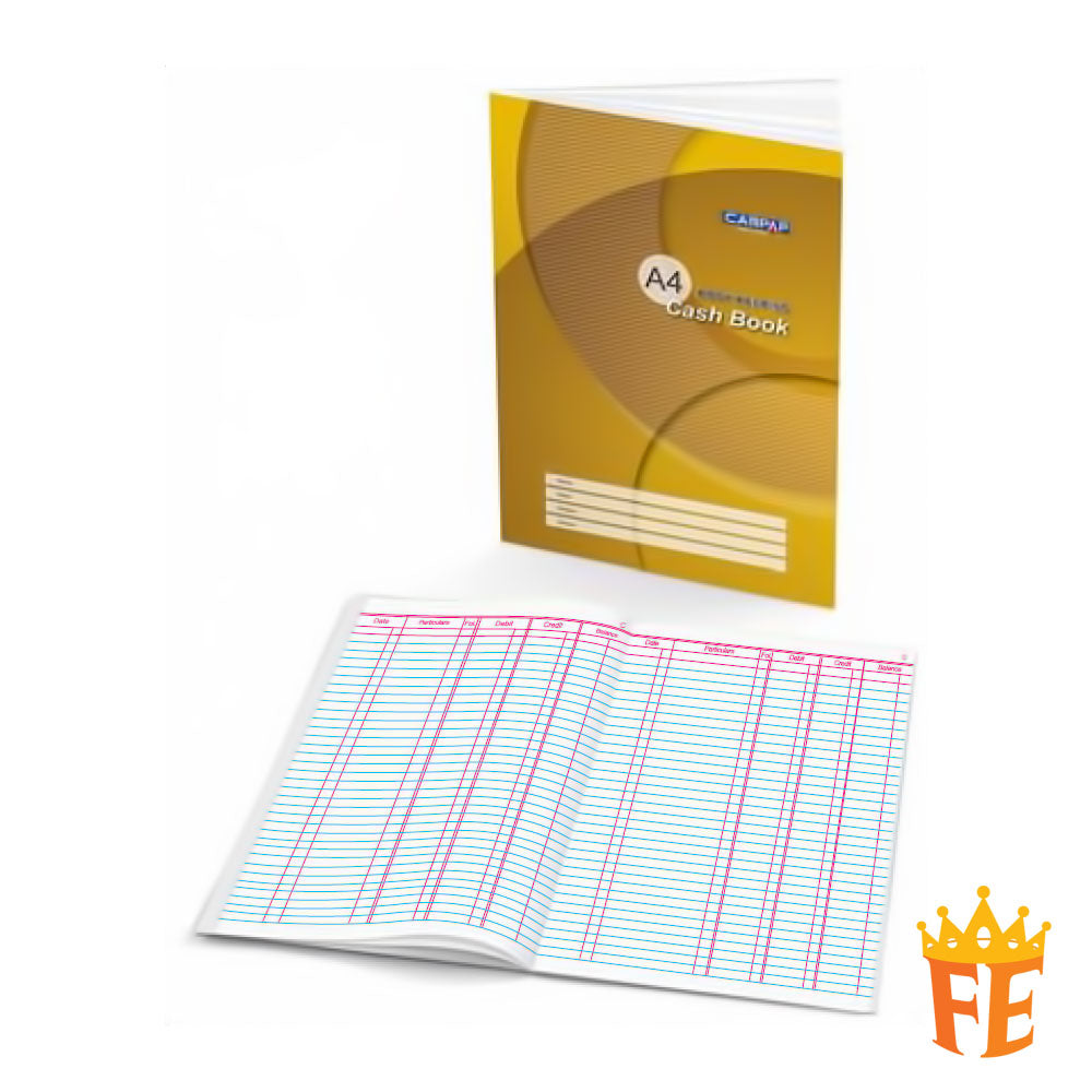 Campap Card Cover Book Keeping 60gsm 52 Pages A4 Ledger / Journal / Cash