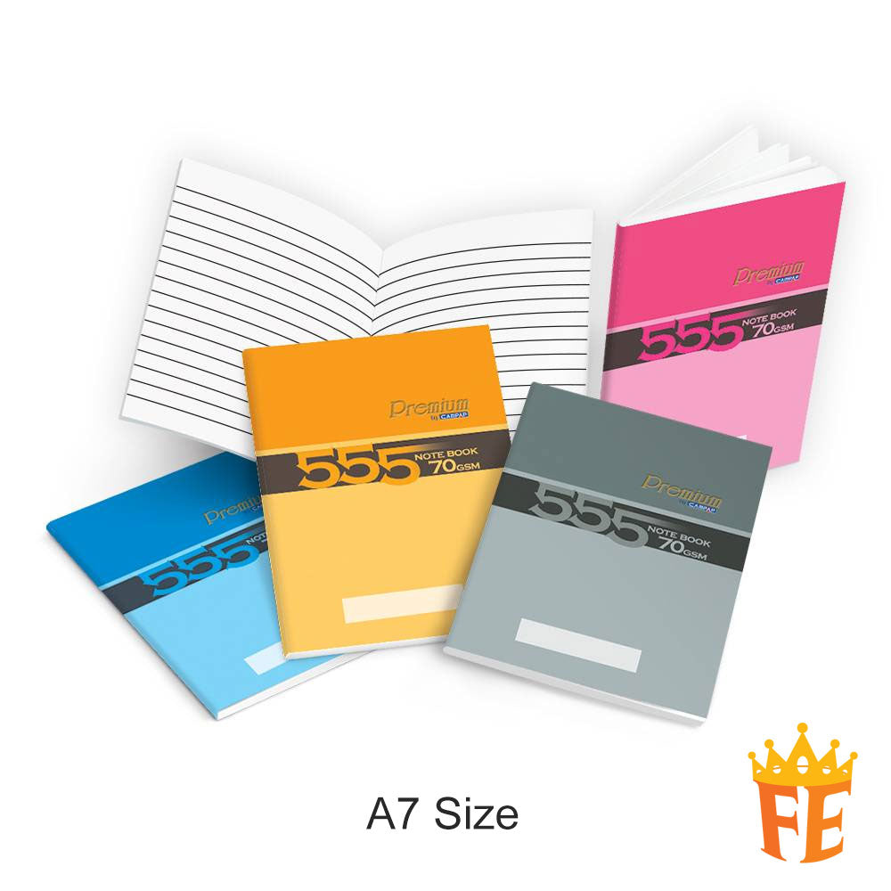 Campap 555 Note Book 70gsm 60 Pages A7