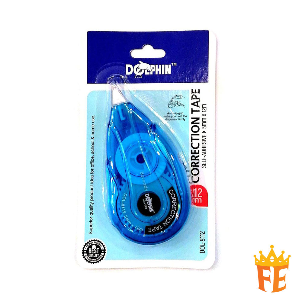 Dolphin Correction Tape 5mm 8112 / 8124 / 8130