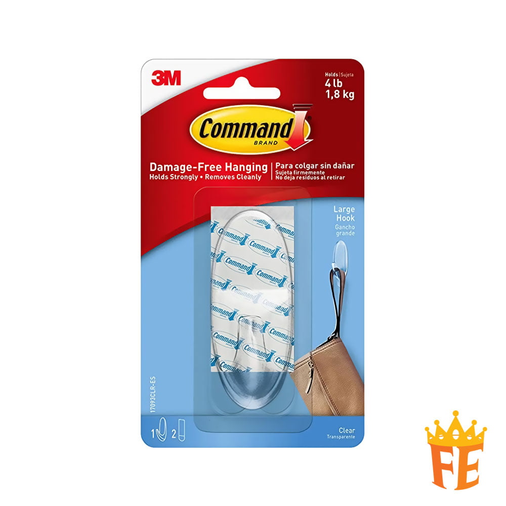 3M Command Command Clear Hooks & Strips