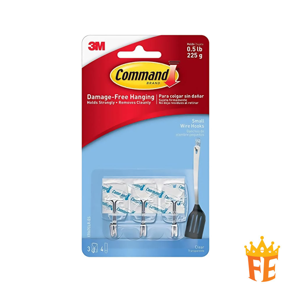 Command Large Clear Outdoor Plastic, Window Hook, 3 Piece (1 Hook, 2 Strips)  : : Home