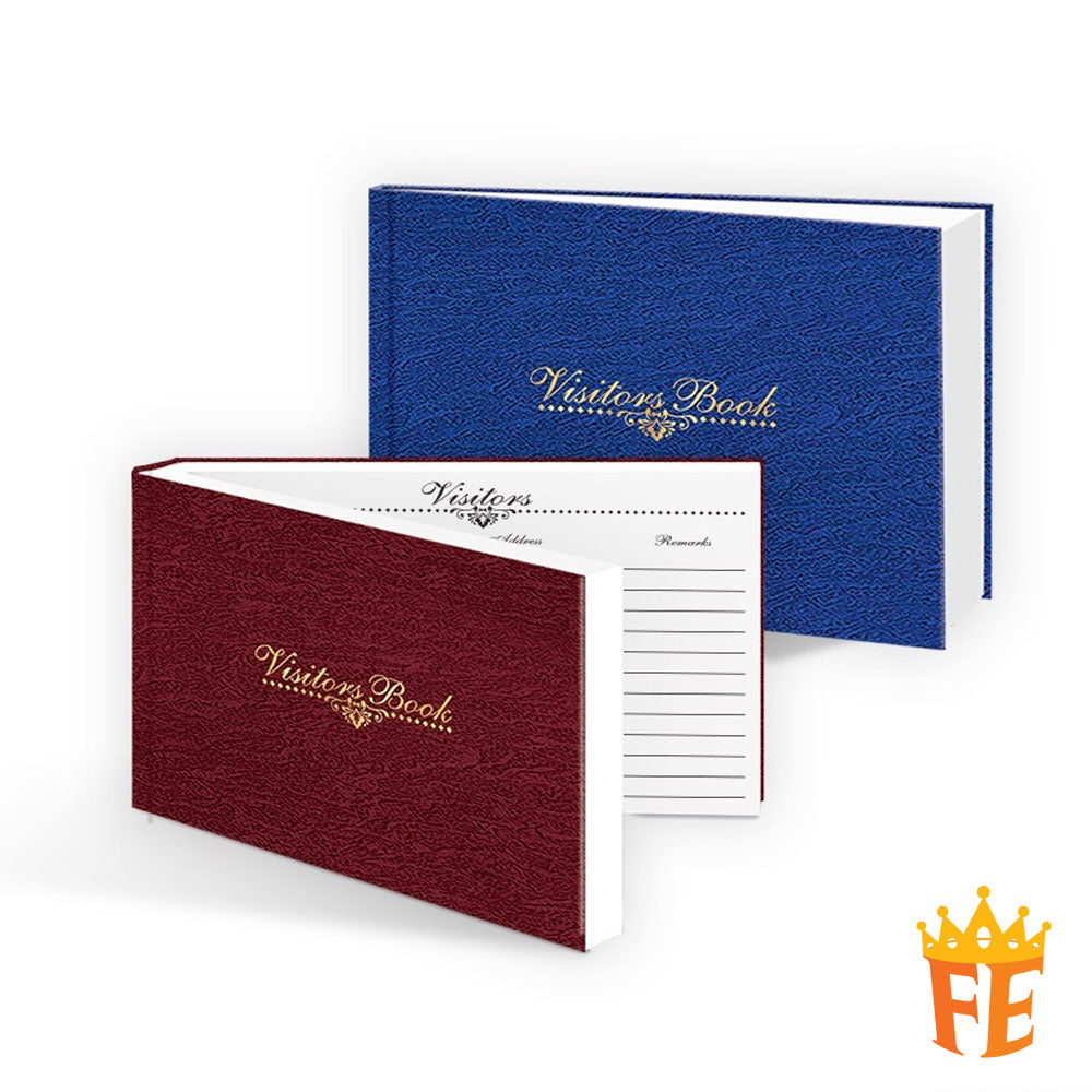 Campap Hard Cover Visitors Book 120gsm 191mm X 257mm 128 Pages