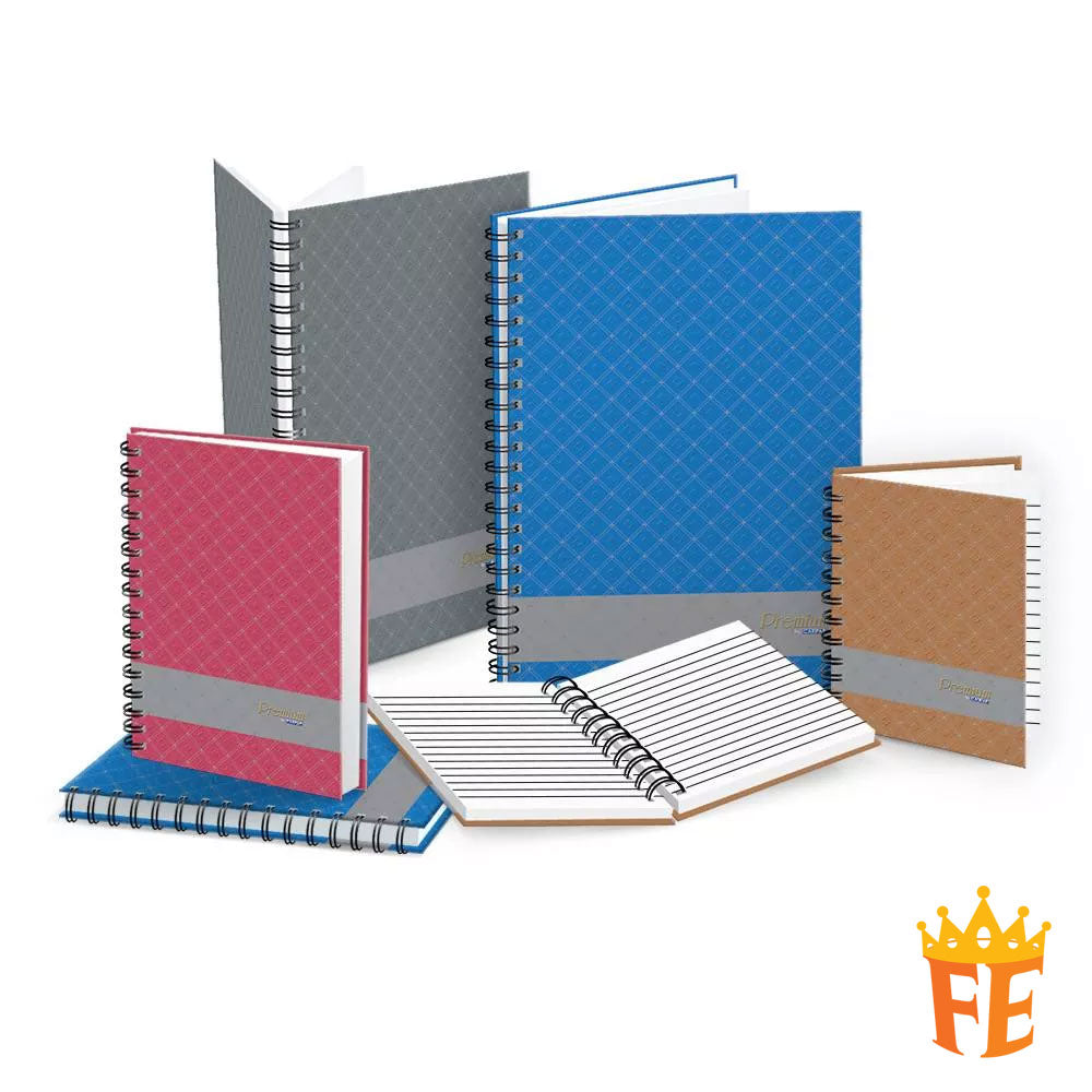 Campap Wire-O Hard Cover Note Book 70gsm 100 Sheets A6 / A5 / A4