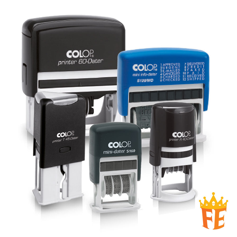 Colop Self Inking Dater Stamp All Size