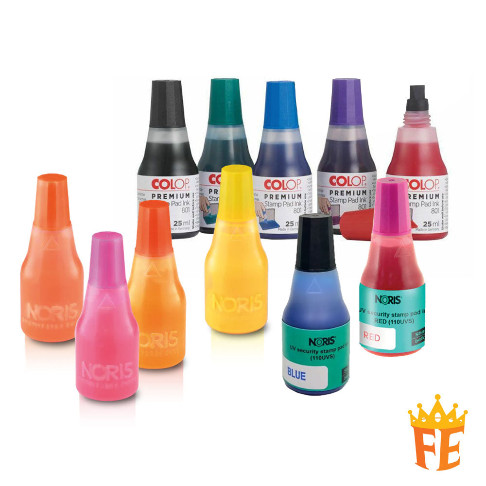 Colop Standard, UV (Invisible Ink) & Infrared Refill Ink 25ml