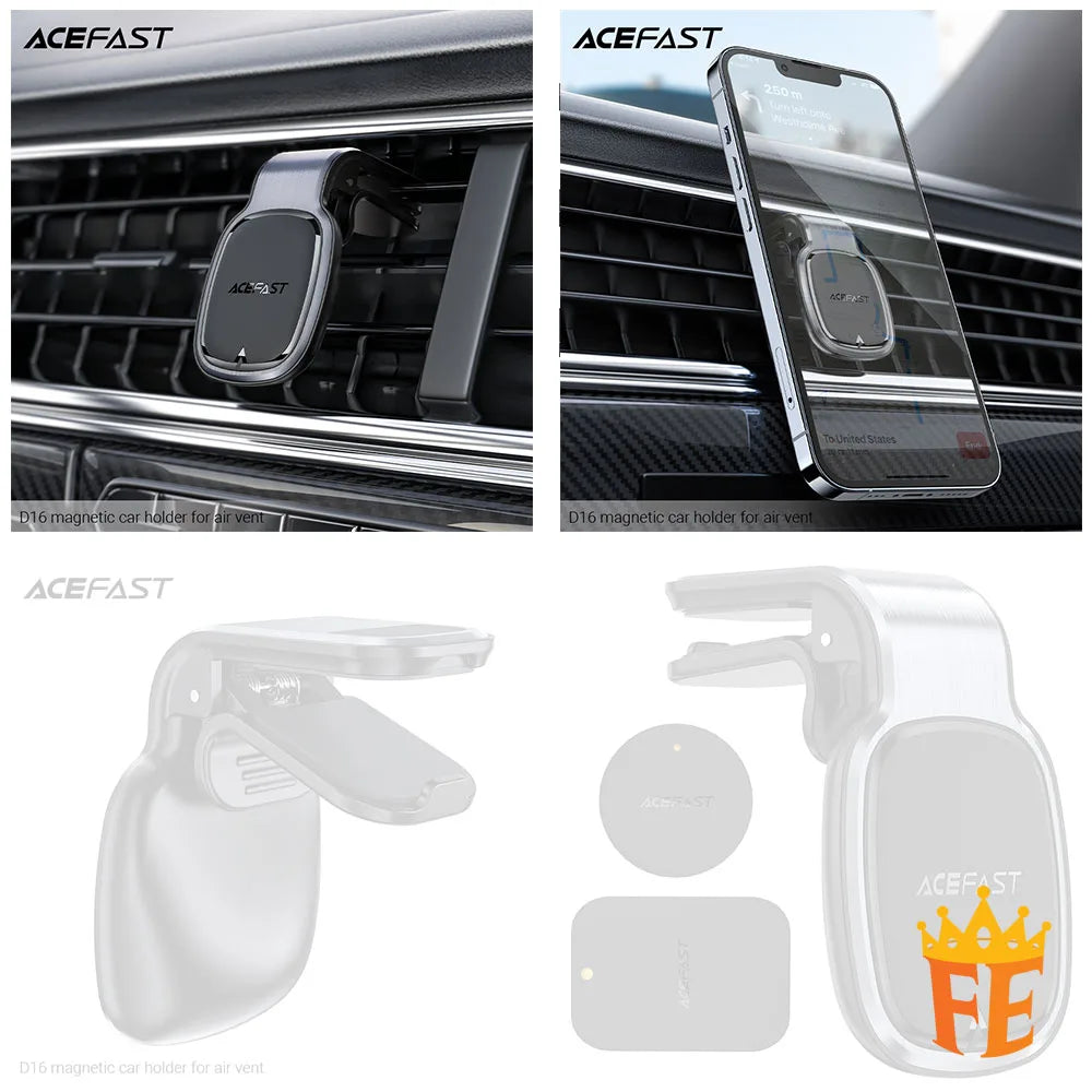 ACEFAST Magnetic Car Holder for Air Vent Grey D16