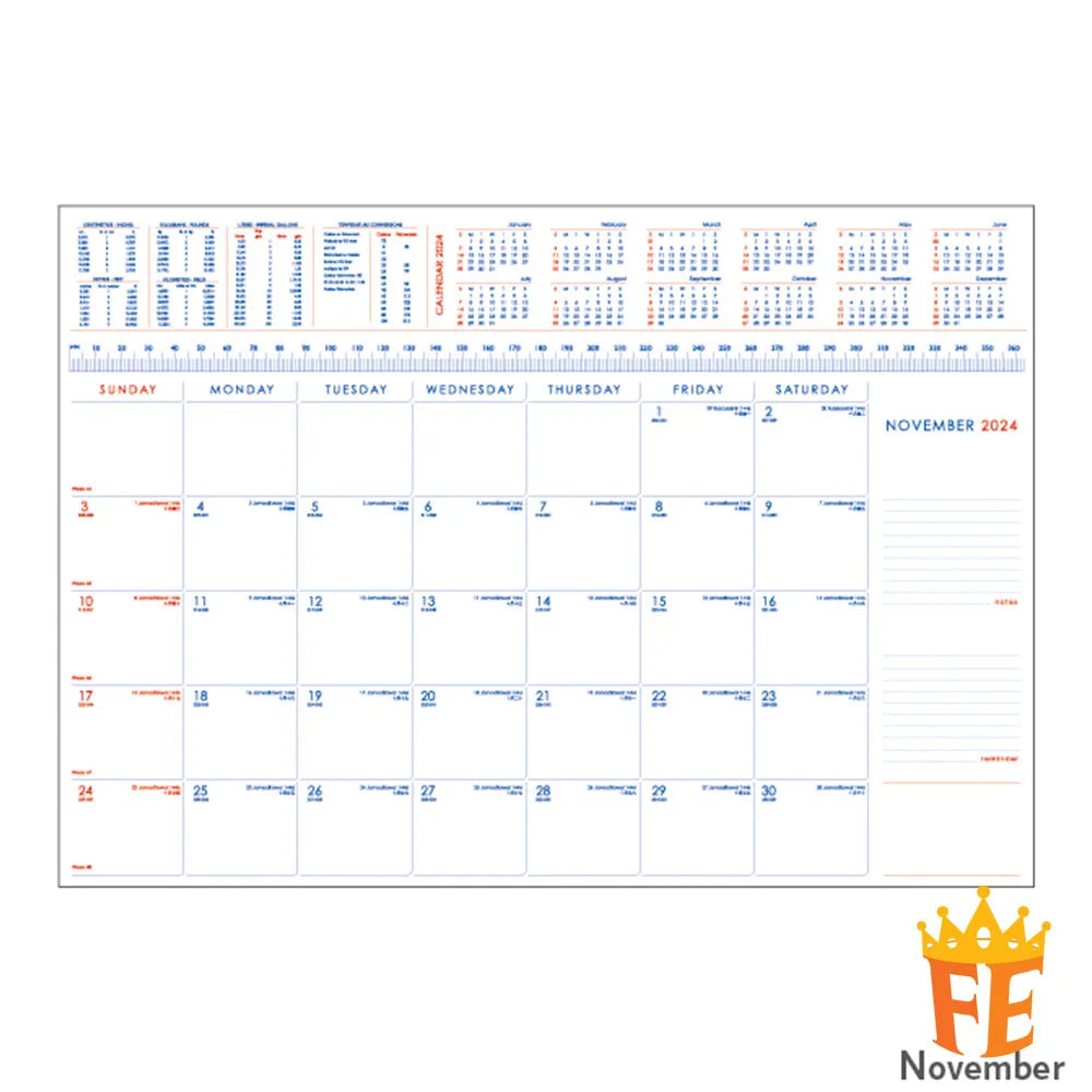 Table Planner Standard PVC & Personal Planner