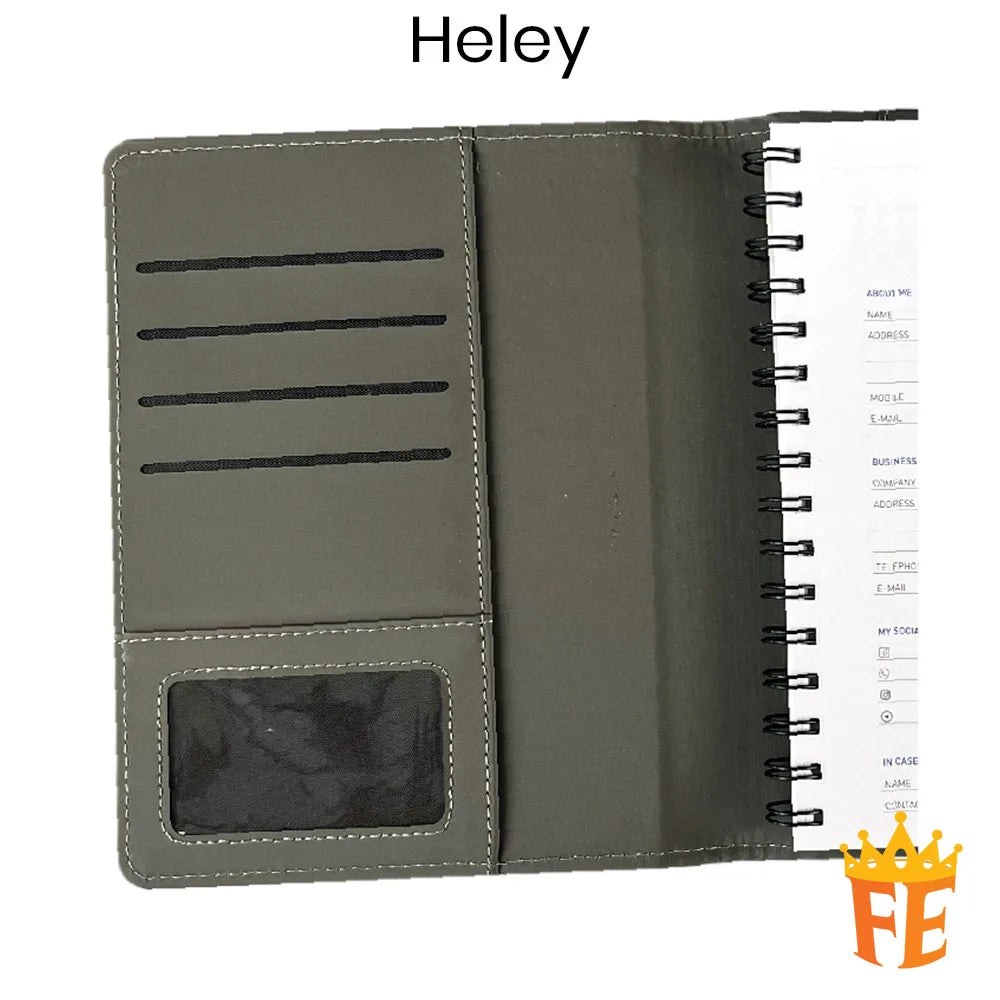 Agenda Planner Wire-O Thermo PU Vento, Lilac, Luna, Heley & Paper Bounded