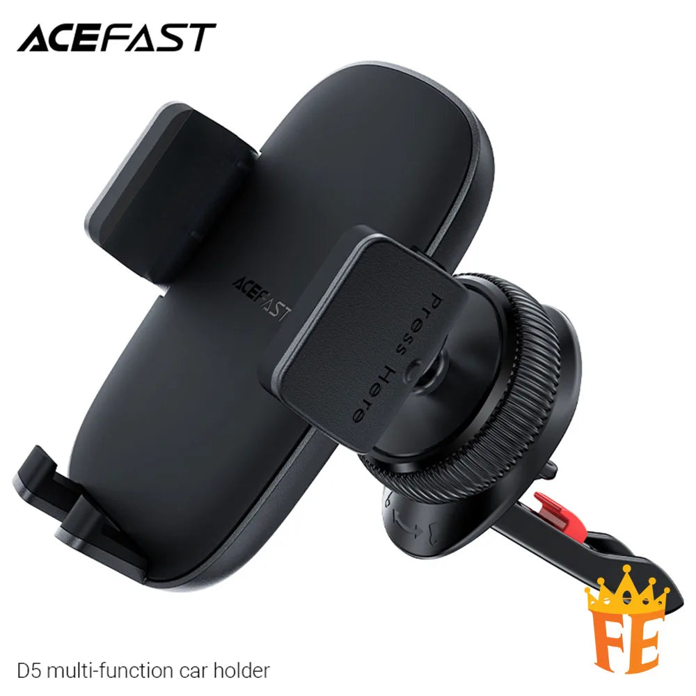 ACEFAST Multi-Function Car Holder Black D5