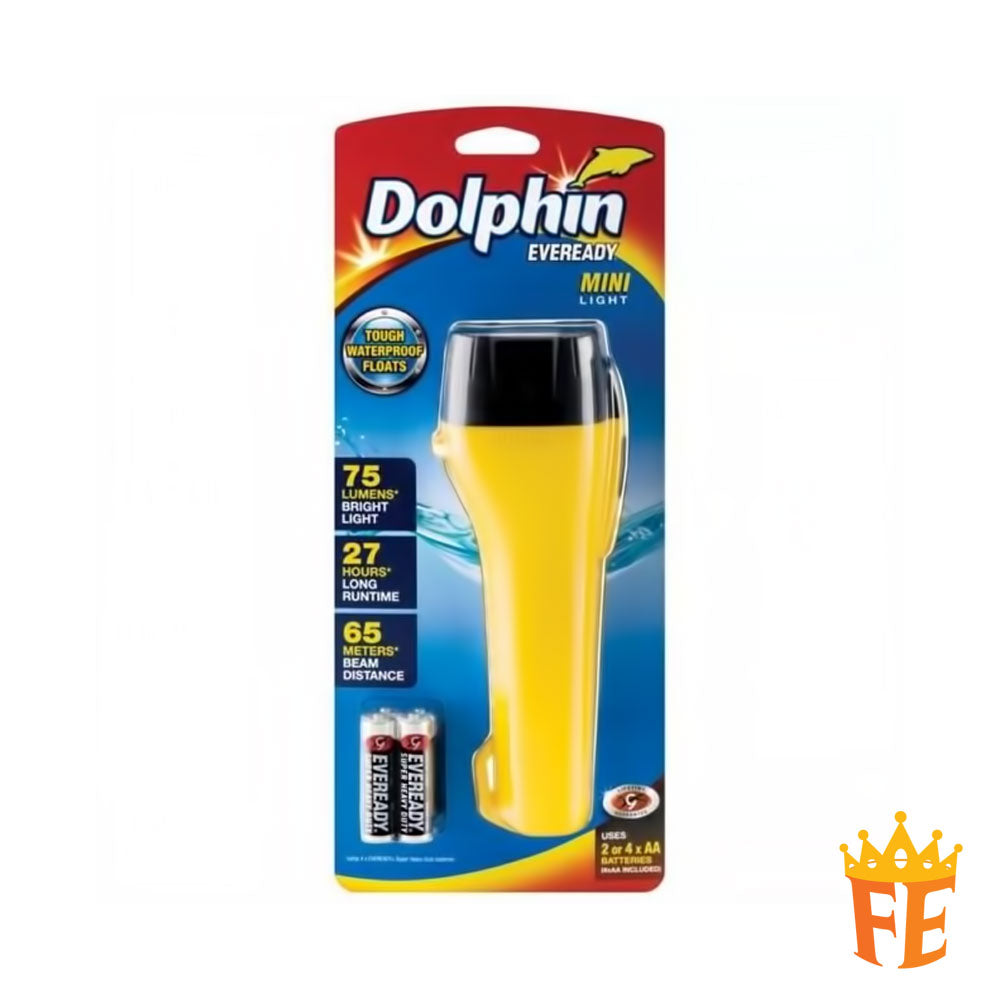 Eveready Dolphin Mini 4AA With Batteries DOLH411