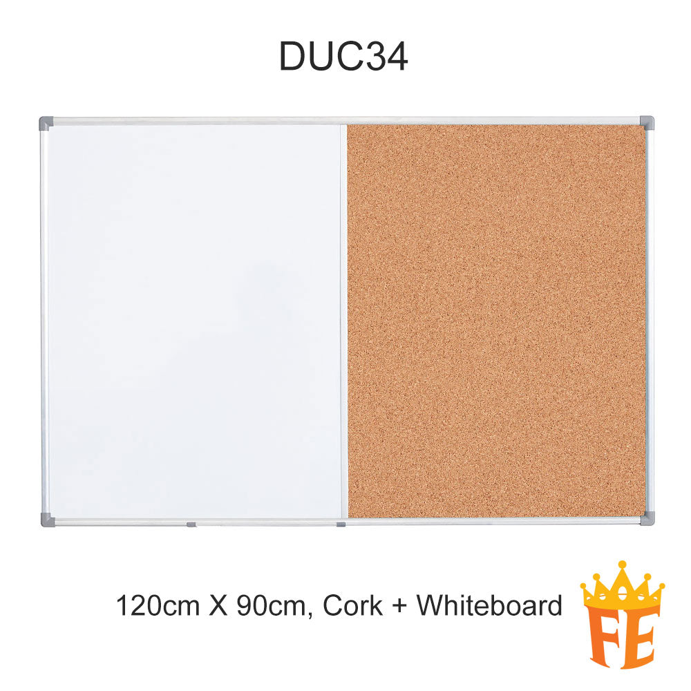 Standard Aluminium Frame Dual Board All Material, Size & Stand