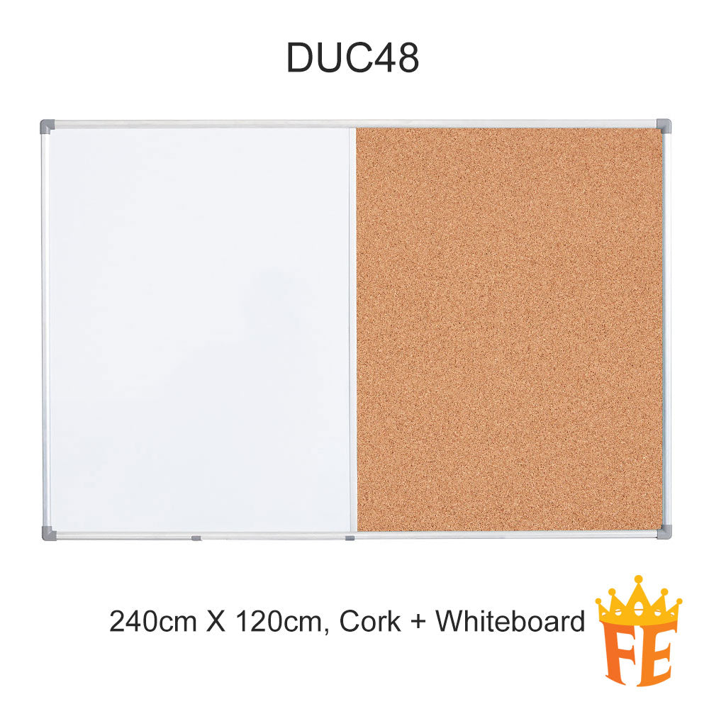 Standard Aluminium Frame Dual Board All Material, Size & Stand