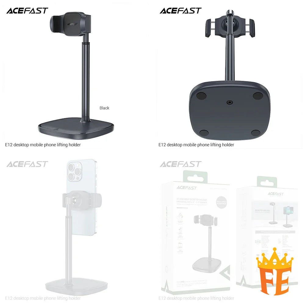 ACEFAST 360 degree Desktop Mobile Phone Lifting Holder Black E12