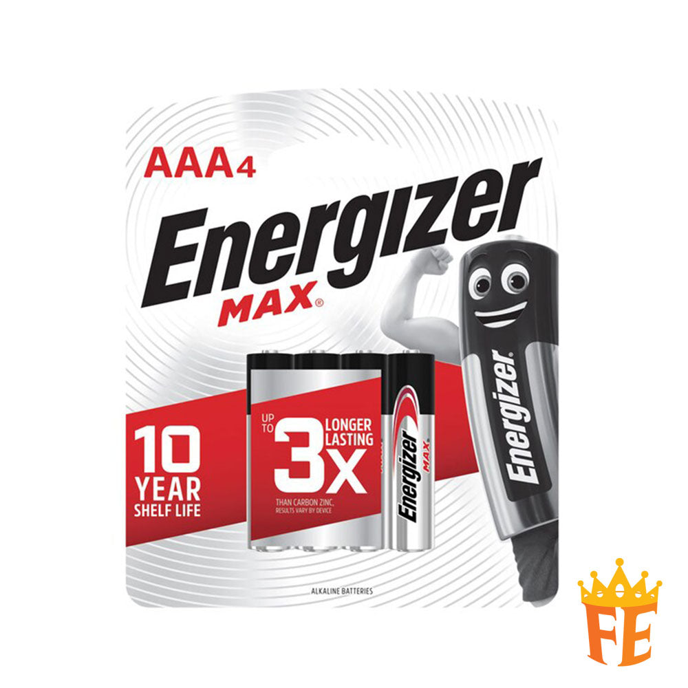 Energizer Max AA / AAA / C / D / N / 9V