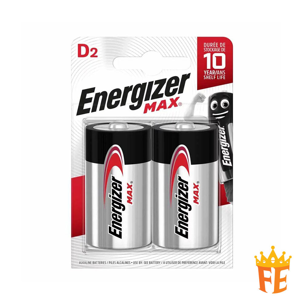 Energizer Max AA / AAA / C / D / N / 9V