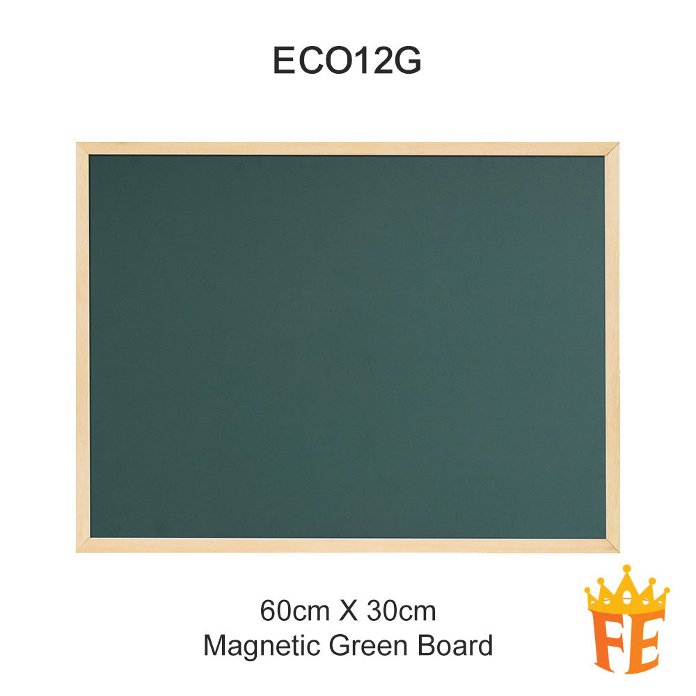 Magnetic board in a wooden frame, board in a cheapest green frame, board with magnets made of khaki wood